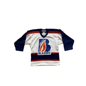 Kamloops Blazers CCM Vintage WHL NHL CHL Hockey Jersey Made In Canada Kids S/M